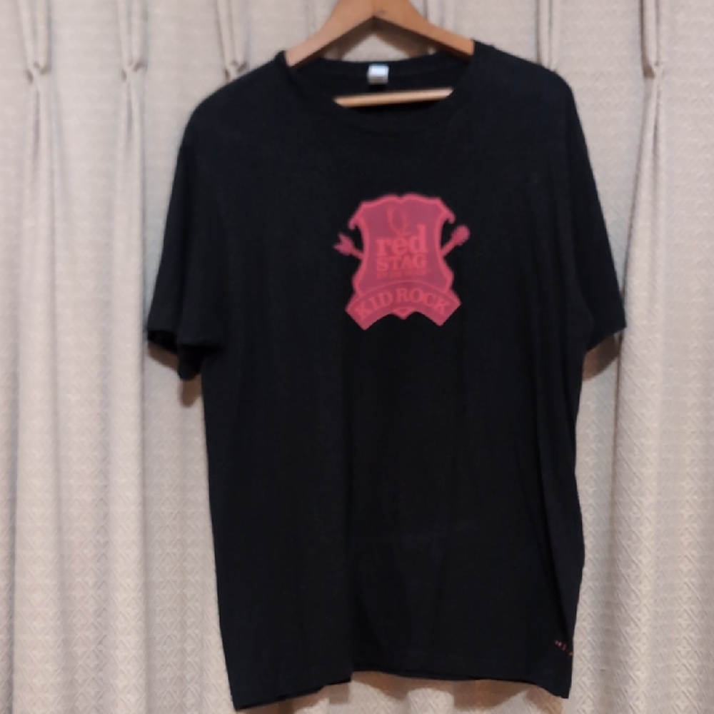 Men's Size Large Promotional Red Stag By Jim Beam Kid Rock T-Shirt